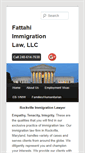 Mobile Screenshot of fattahi-law.com