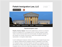 Tablet Screenshot of fattahi-law.com